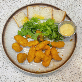 Mực nang chiên xù sốt chanh dây