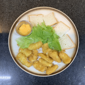 Mực nang chiên xù sốt trứng muối