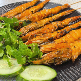 Tôm nướng sa tế 1