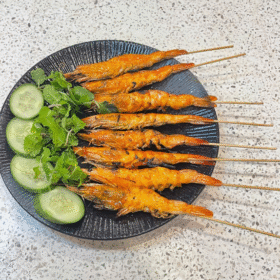 Tôm nướng sa tế