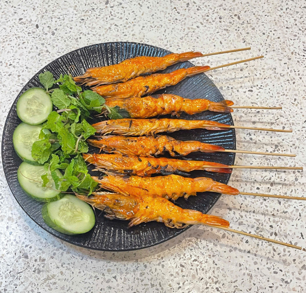 tom-nuong-sa-te Tôm nướng sa tế