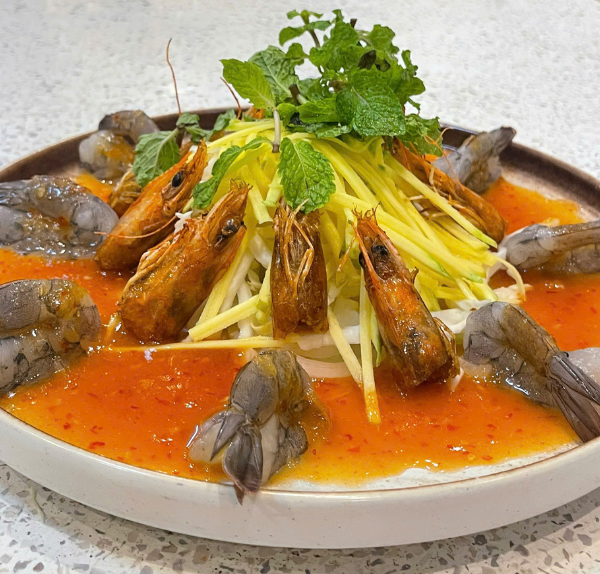 tom-sot-thai Tôm sốt thái