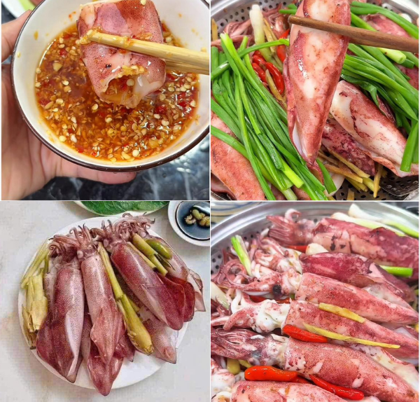 Mực hấp