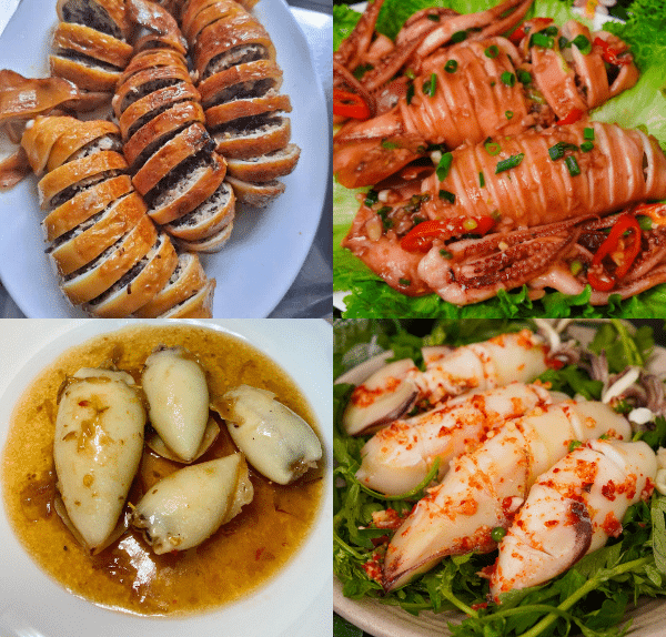 Chế biến món mực