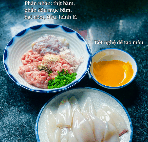 Chuẩn bị nguyên liệu