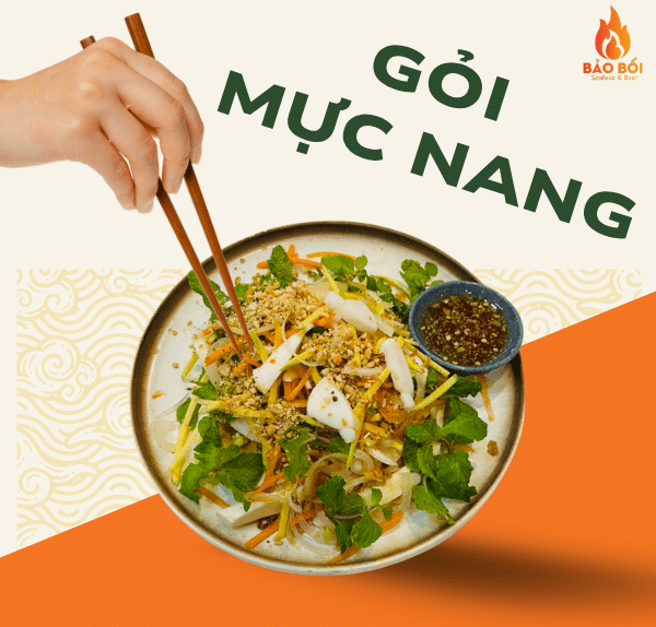 Gỏi mực nang Bảo Bối