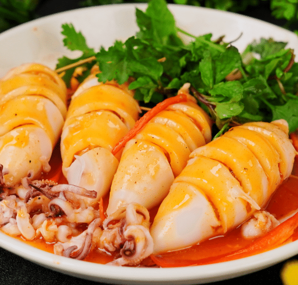 Mực dồn thịt thơm ngon