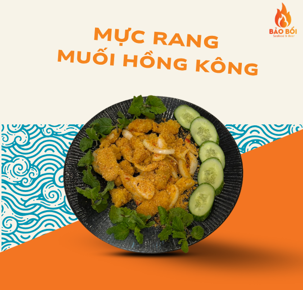 Mực rang muối Hồng Kông