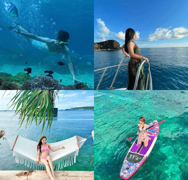 Vui chơi trên đảo