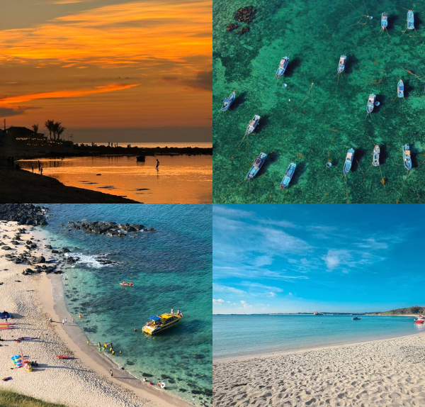 Biển trong xanh đảo Phú Quý