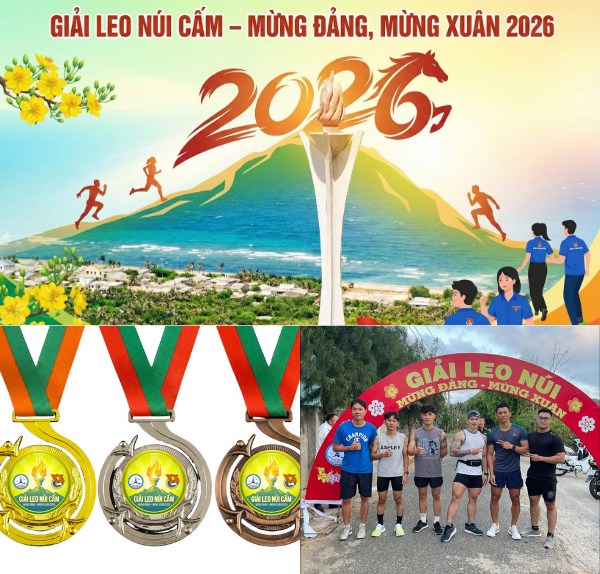 Giải leo núi mừng xuân đảo Phú Quý